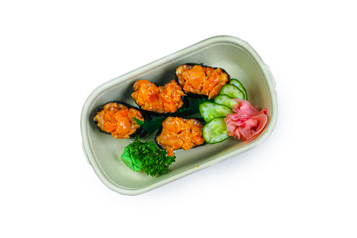 Spicy Salmon Gunkan
